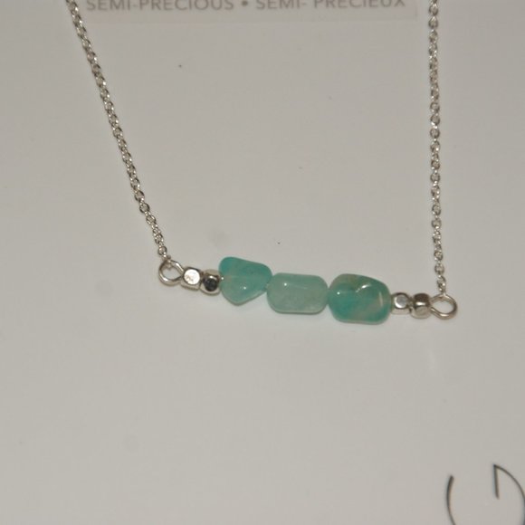 New AMAZONITE 'Confidence' Pendant Necklace NWT - Picture 4 of 6